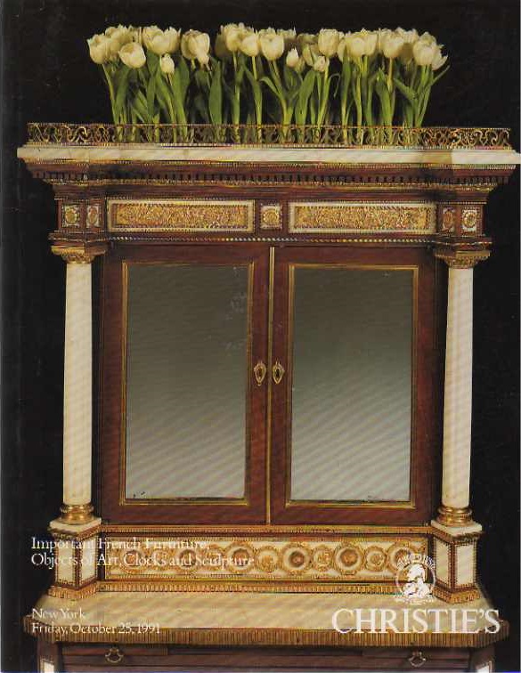 Christies October 1991 Important French Furniture, Objects of Ar (Digital Only)