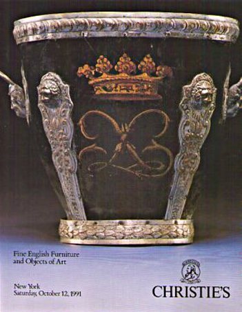 Christies October 1991 Fine English Furniture & Objects of Art (Digital Only)