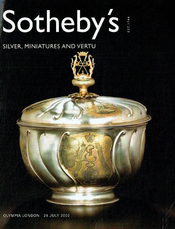 Sothebys July 2002 Silver, Miniatures and Vertu (Digital Only)