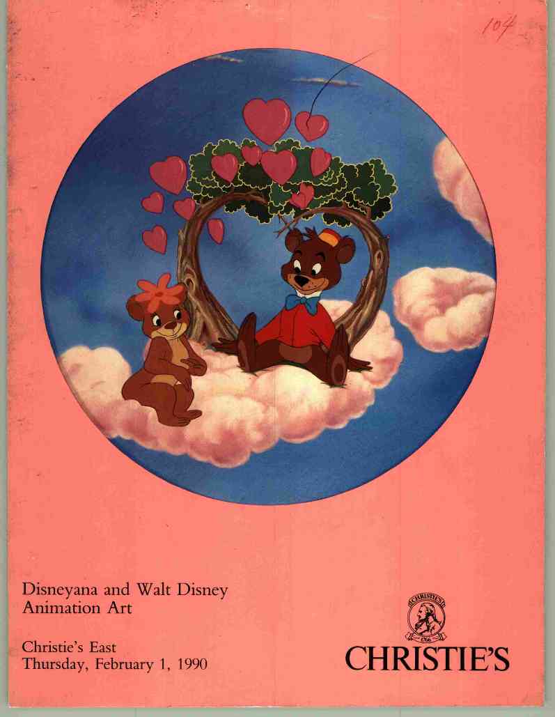 Christies February 1990 Disneyana & Walt Disney Animation Art (Digital Only)