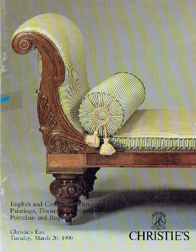 Christies March 1990 English & Continental Furniture, Paintings, (Digital Only)