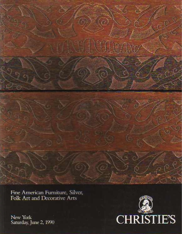 Christies June 1990 American Furniture, Silver, Folk Art & Decor (Digital Only)