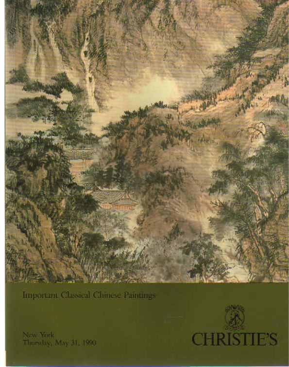 Christies May 1990 Important Classical Chinese Paintings (Digital Only)