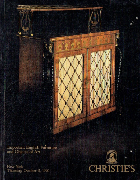 Christies October 1990 Important English Furniture & Objects of (Digital Only)