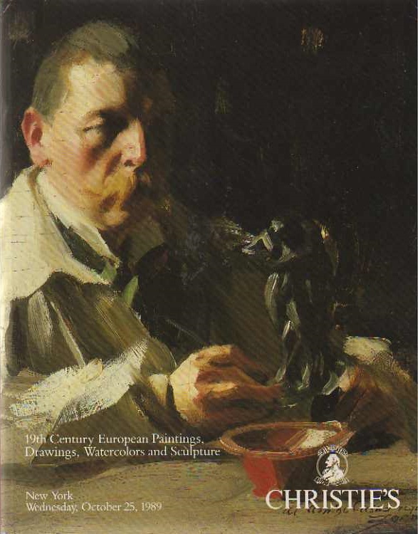 Christies October 1989 19th Century European Paintings, Drawings (Digital Only)