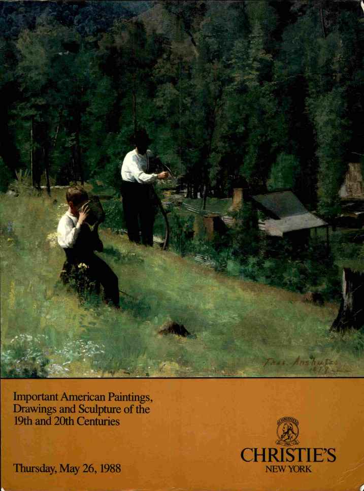 Christies May 1988 Important American, Paintings, Drawings and S (Digital Only)