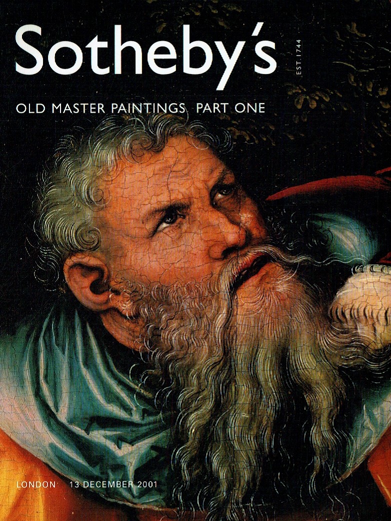 Sothebys December 2001 Old Master Paintings Part One (Digital Only)