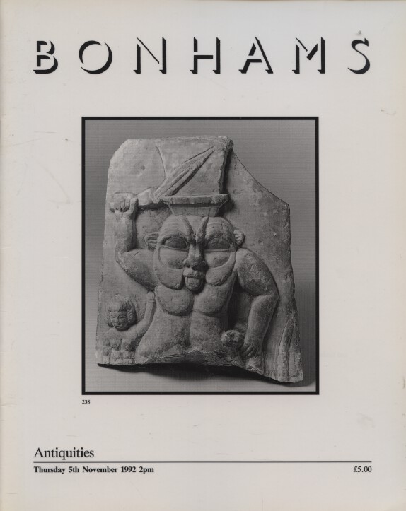 Bonhams November 1992 Antiquities (Digital Only)