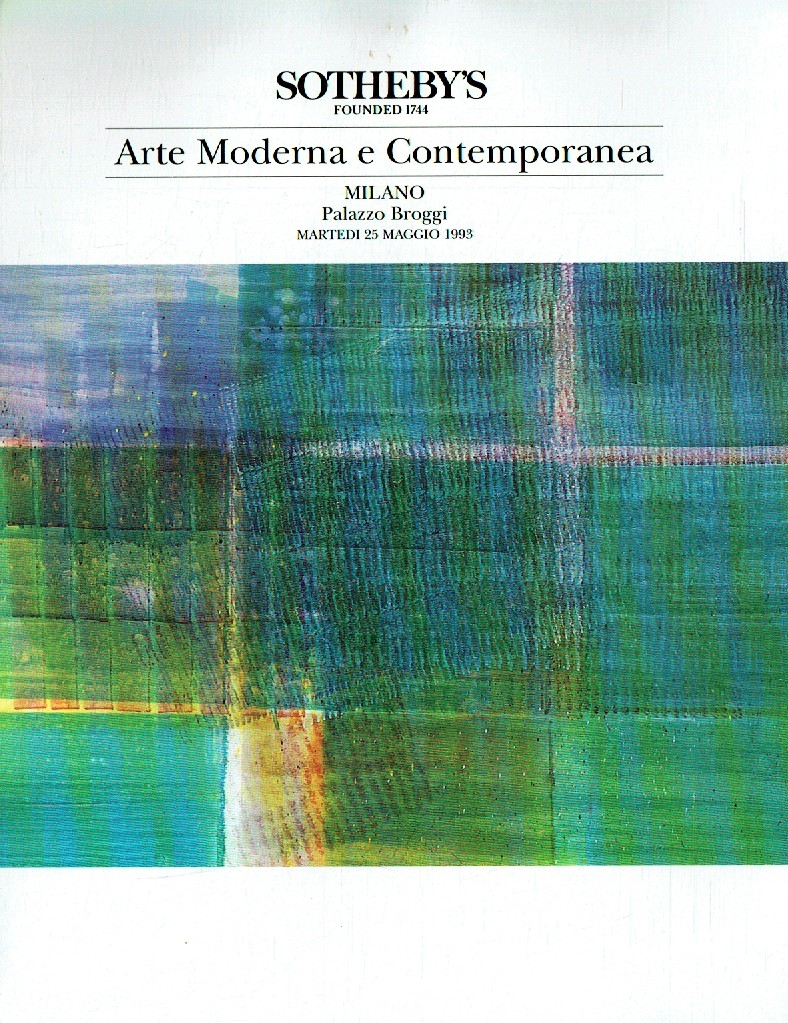 Sothebys May 1993 Modern and Contemporary Art (Digital Only)