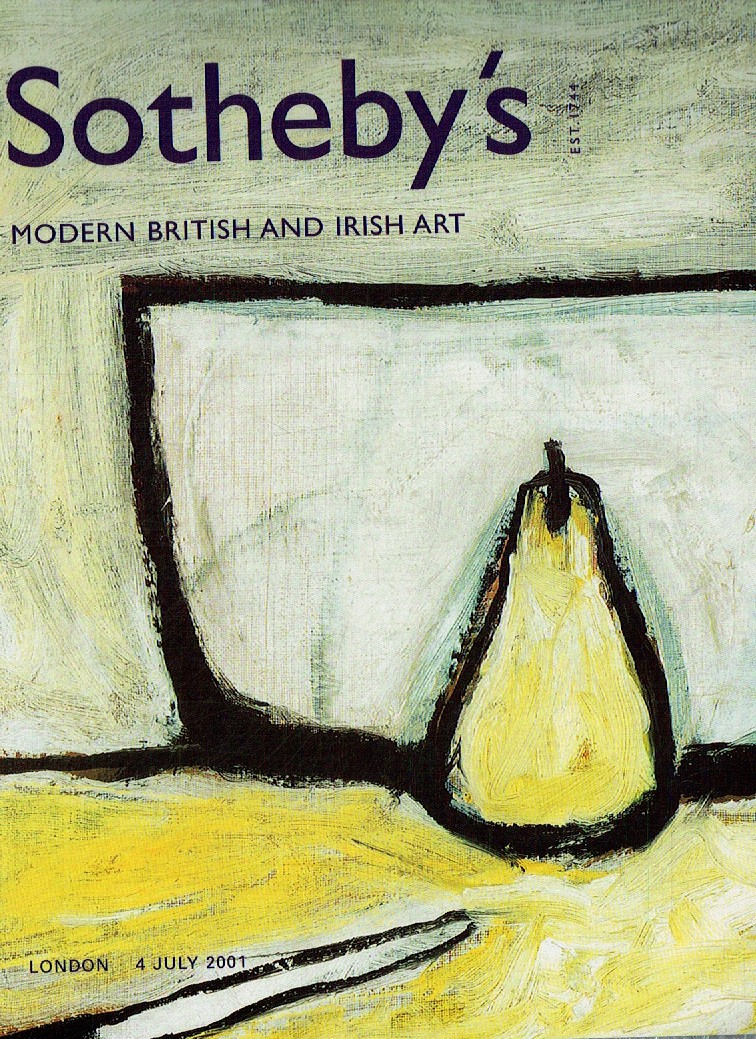 Sothebys July 2001 Modern British & Irish Art (Digital Only)