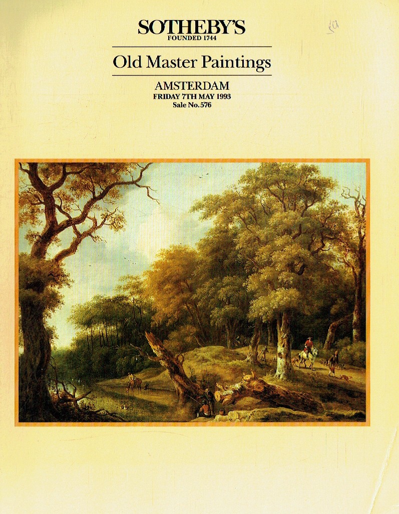 Sothebys May 1993 Old Master Paintings (Digital Only)