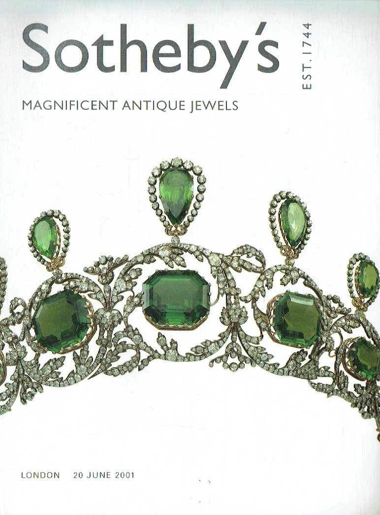 Sothebys June 2001 Magnificent Antique Jewels (Digital Only)