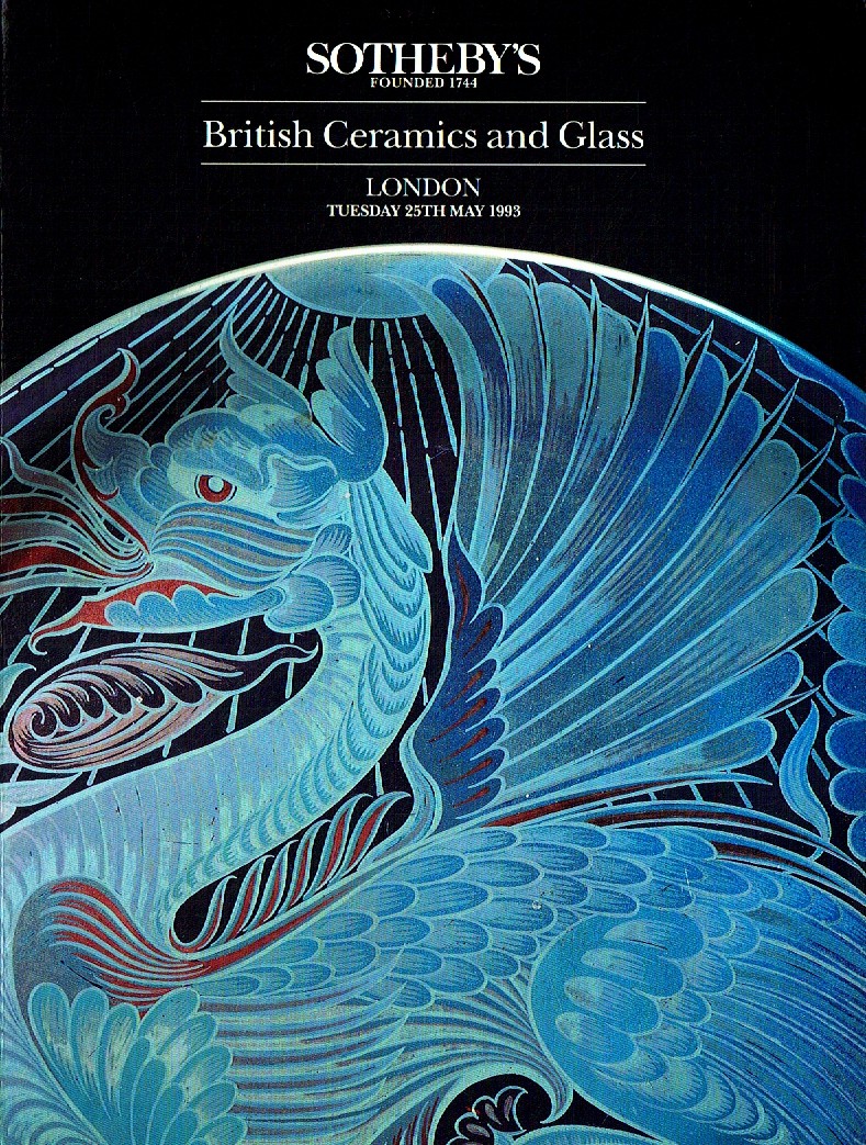 Sothebys May 1993 British Ceramics & Glass (Digital Only)