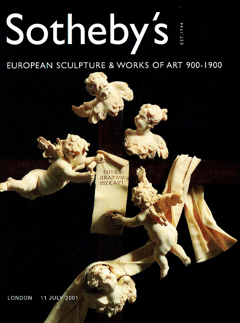 Sothebys July 2001 European Sculpture & Works of Art 900 - 1900 (Digital Only)