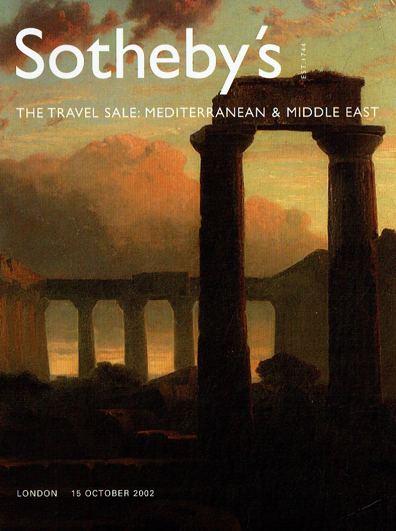 Sothebys October 2002 Travel Sale: Mediterranean & Middle East (Digital Only)