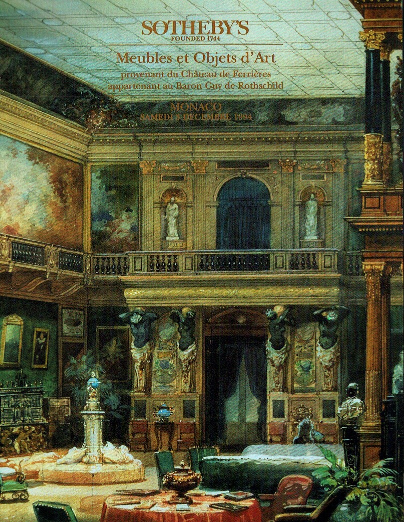 Sothebys December 1994 Furniture & Works of Art, by Baron Guy de (Digital Only)