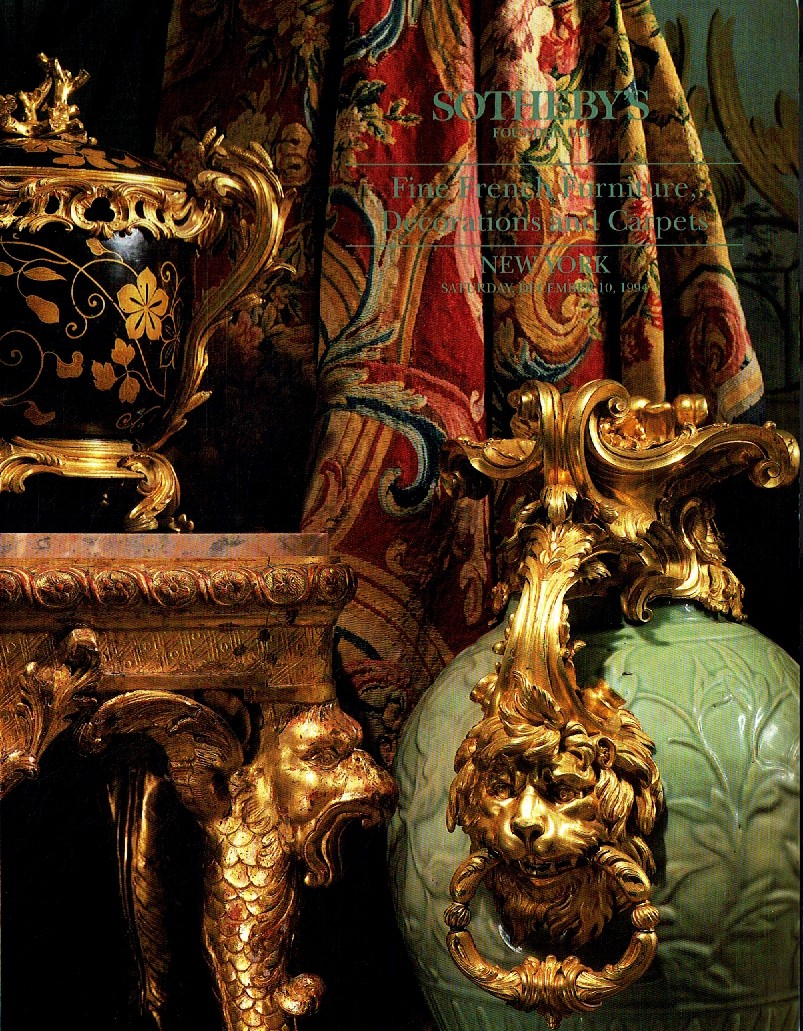 Sothebys December 1994 Fine French Furniture, Decorations and Car (Digital Only)