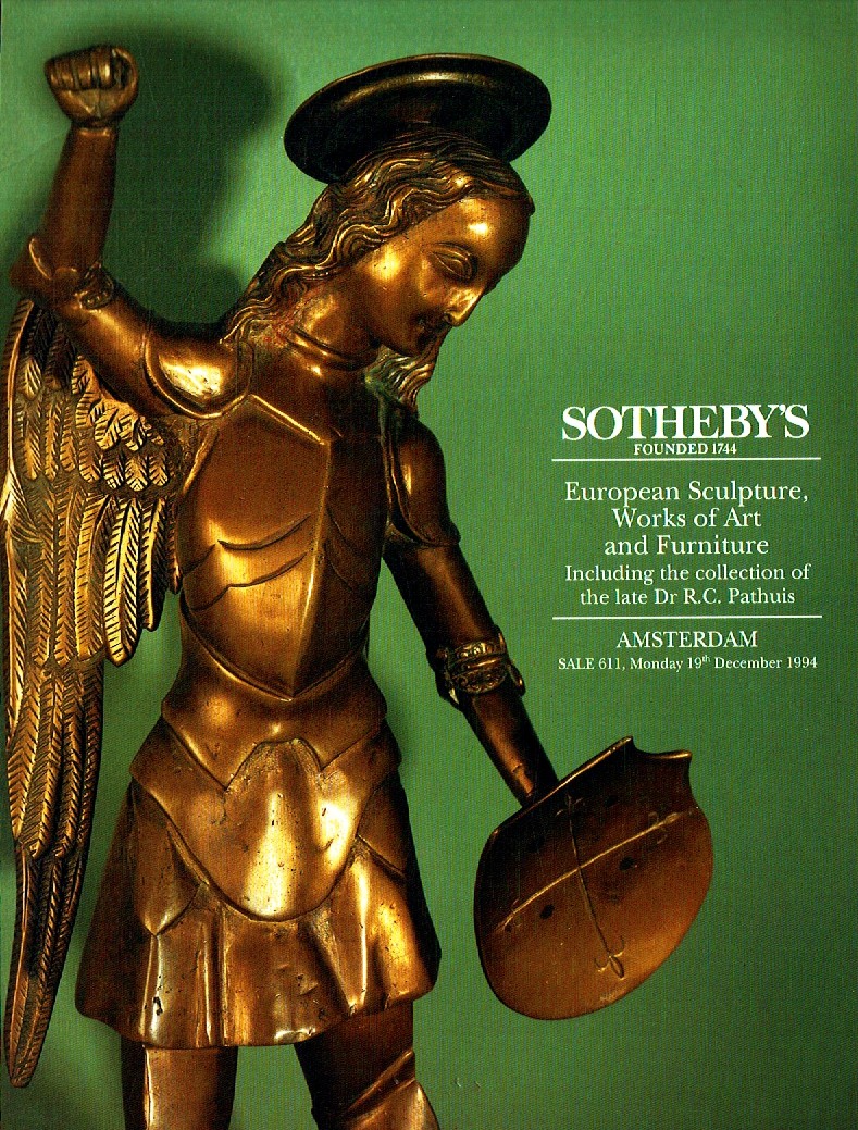 Sothebys December 1994 European Sculpture, Works of Art & Furnitu (Digital Only