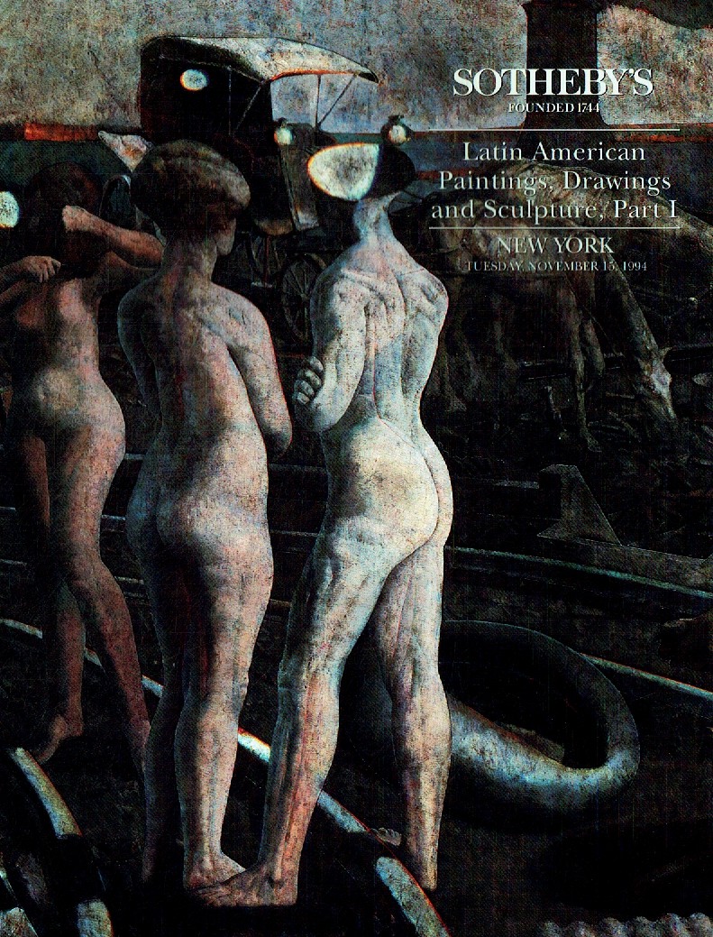 Sothebys November 1994 Latin American Paintings, Drawings and Scu (Digital Only