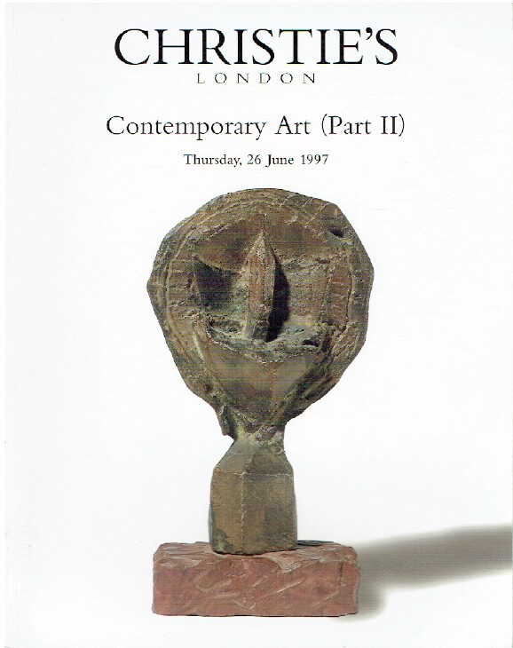 Christies June 1997 Contemporary Art - Part II (Digital Only)