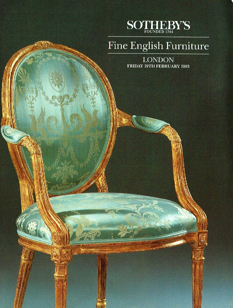 Sothebys February 1993 Fine English Furniture (Digital Only)