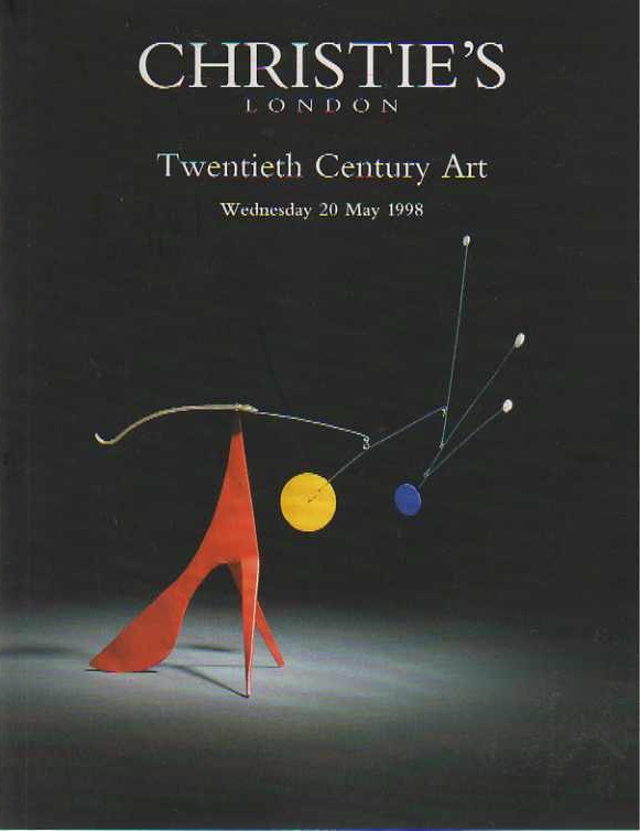 Christies May 1998 Twentieth Century Art (Digital Only)