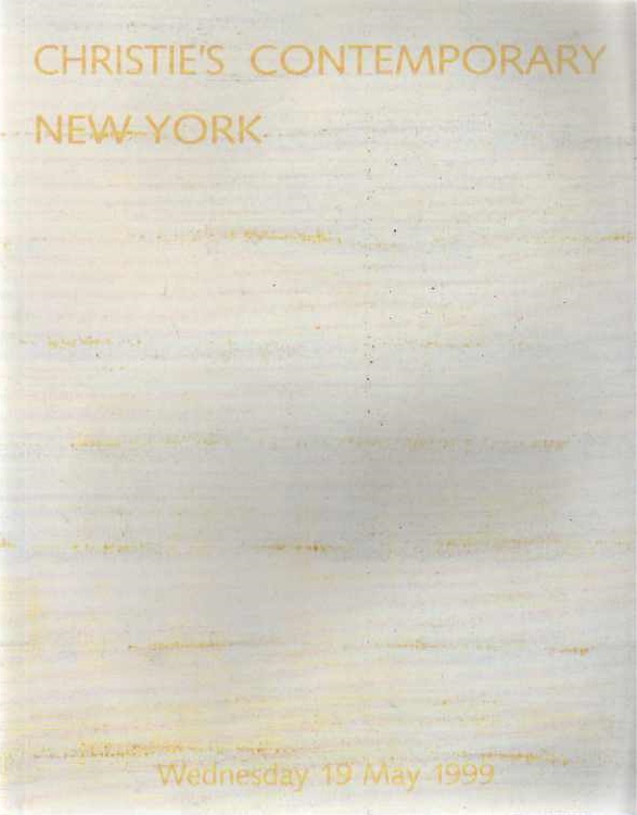 Christies May 1999 Christies Contemporary Evening Sale New York (Digital Only)