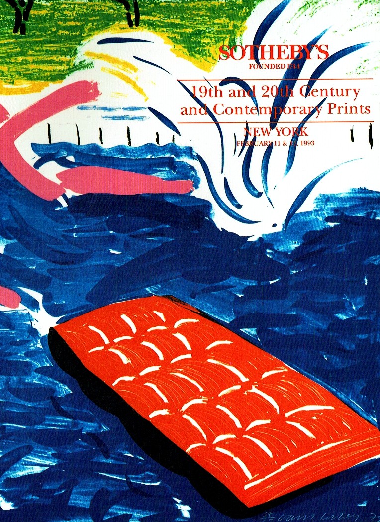 Sothebys February 1993 19th & 20th Century and Contemporar (Digital Only)