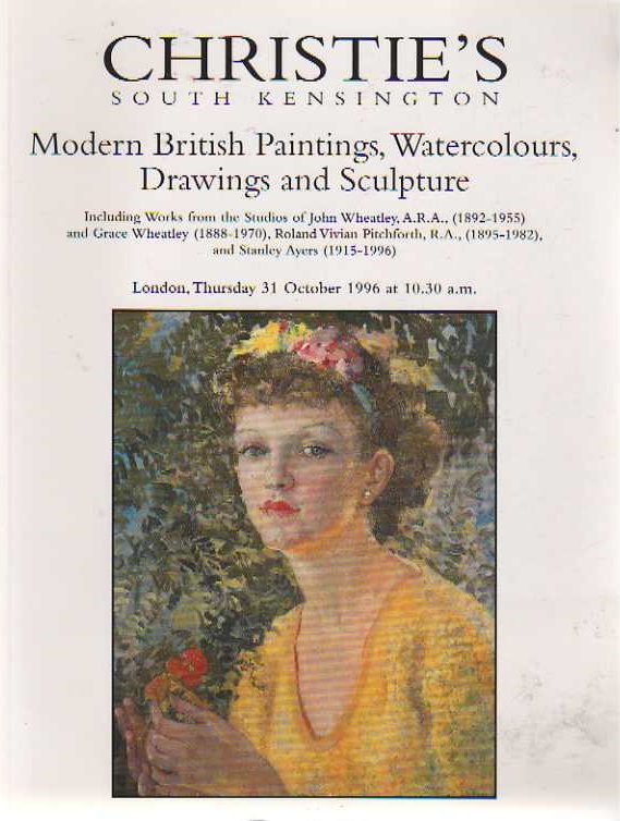 Christies October 1996 Modern British Paintings, Watercolours, D (Digital Only)