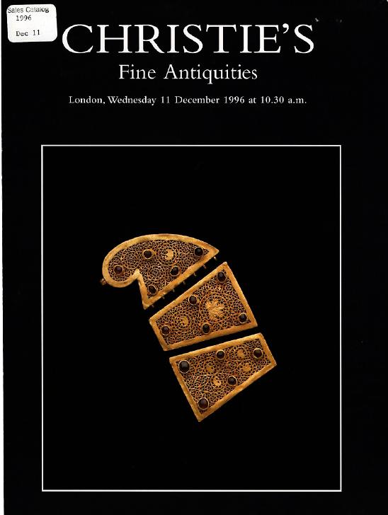 Christies December 1996 Fine Antiquities (Digital Only)