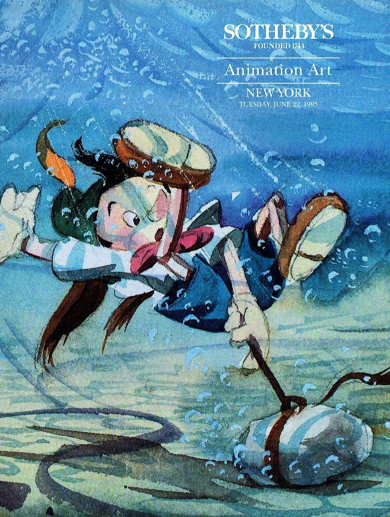 Sothebys June 1993 Animation Art / Collectors Carrousel in (Digital Only)