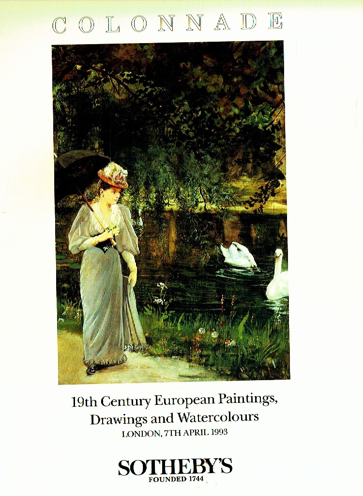 Sothebys April 1993 19th Century European Paintings, Drawings & W (Digital Only