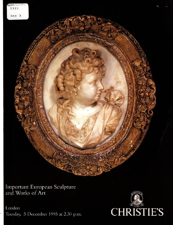 Christies December 1995 Important European Sculpture & WOA (Digital Only)