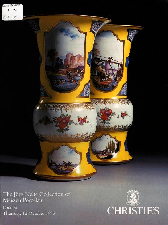 Christies October 1995 The Jorg Nelte Collection of Meissen Porc (Digital Only)