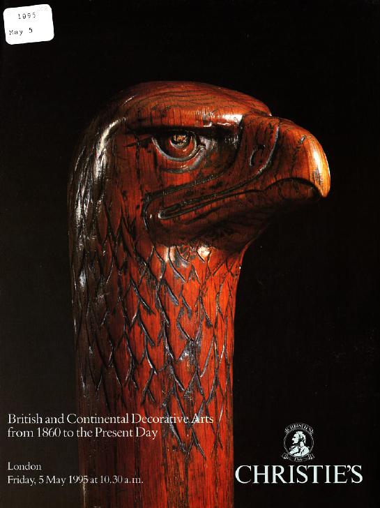 Christies May 1995 British & Continental Decorative Arts from 18 (Digital Only)