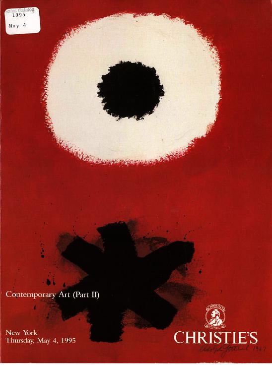 Christies May 1995 Contemporary Art ( Part II ) (Digital Only)