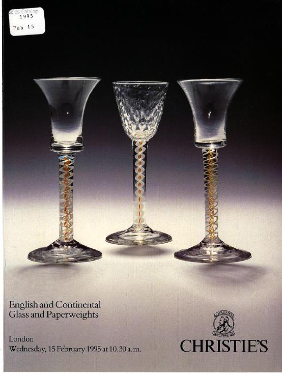 Christies February 1995 English & Continental Glass & Paperweigh (Digital Only)