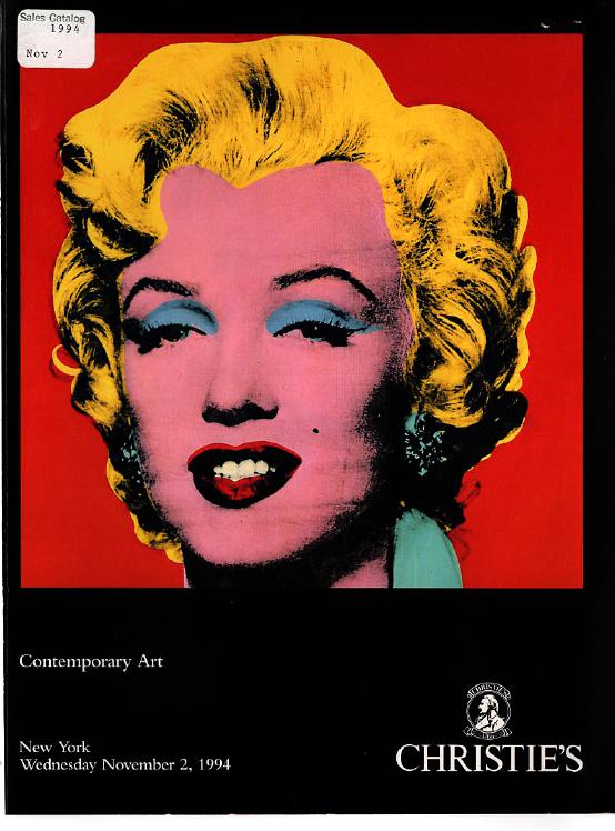 Christies November 1994 Contemporary Art (Digital Only)