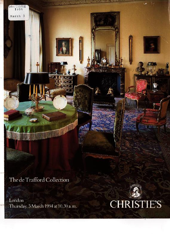 Christies March 1994 The de Trafford Collection (Digital Only)