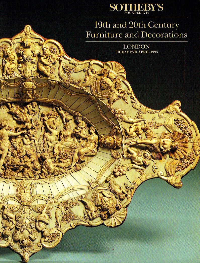 Sothebys April 1993 19th and 20th Century Furniture and Decoratio (Digital Only)