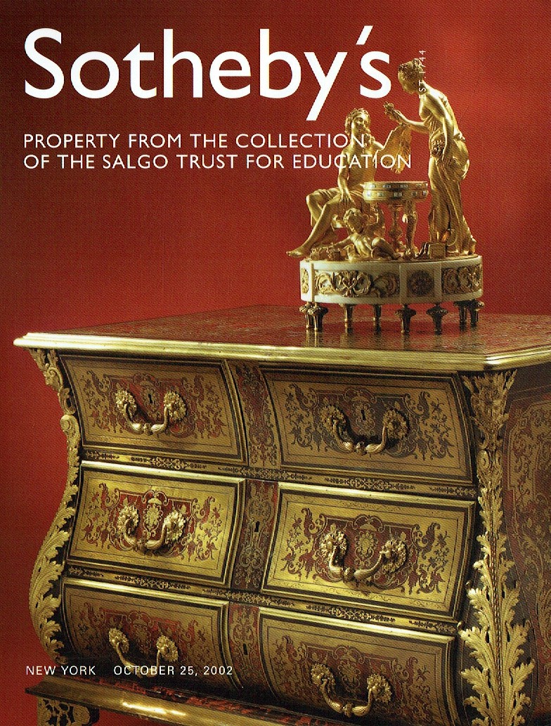 Sothebys October 2002 Property from the Collection of the Salgo T (Digital Only