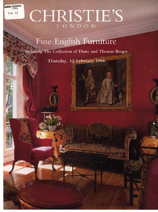 Christies February 1998 Fine English Furniture etc. (Digital Only)