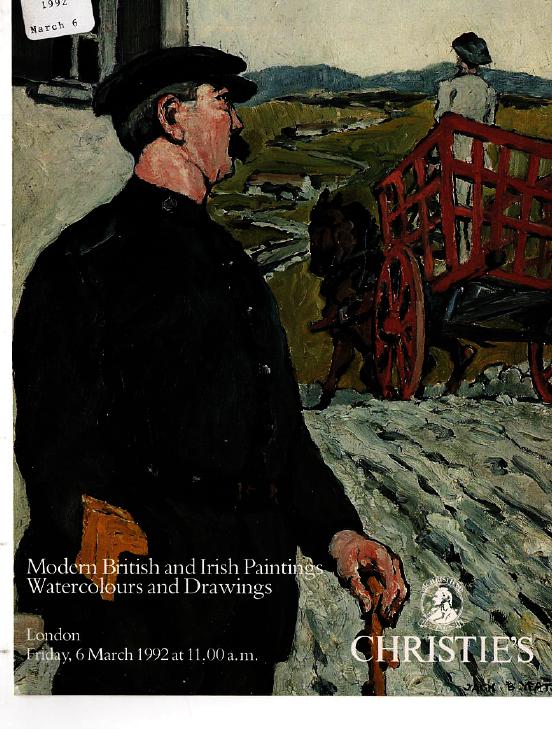 Christies March 1992 Modern British & Irish Paintings, Watercolo (Digital Only)