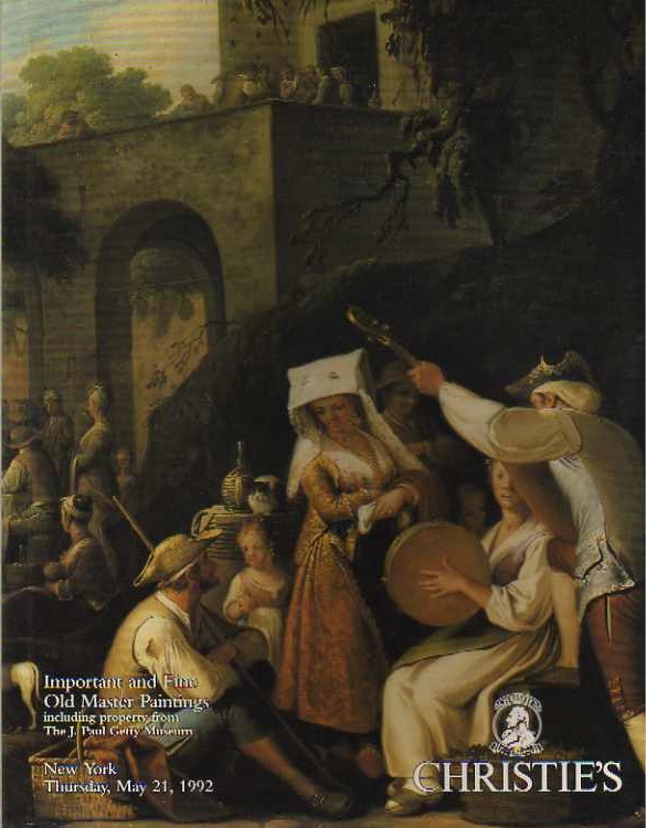 Christies May 1992 Important & Fine Old Master Paintings includi (Digital Only)