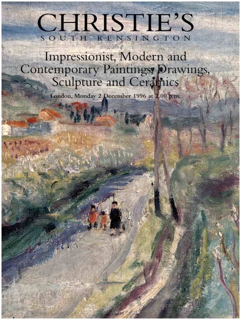 Christies December 1996 Impressionist and Modern Paintings, Wate (Digital Only)