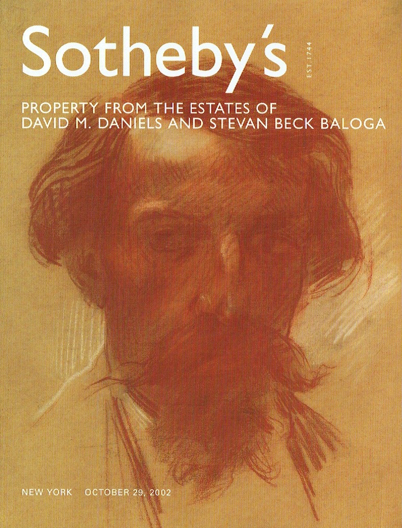 Sothebys October 2002 Property from the Estates of David M. Danie (Digital Only