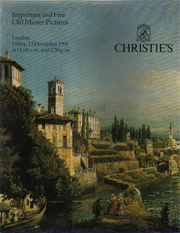 Christies December 1991 Important and Fine Old Master Pictures (Digital Only)