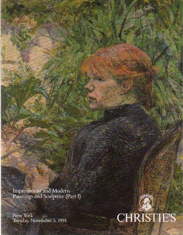 Christies November 1991 Impressionist and Modern Paintings and S (Digital Only)