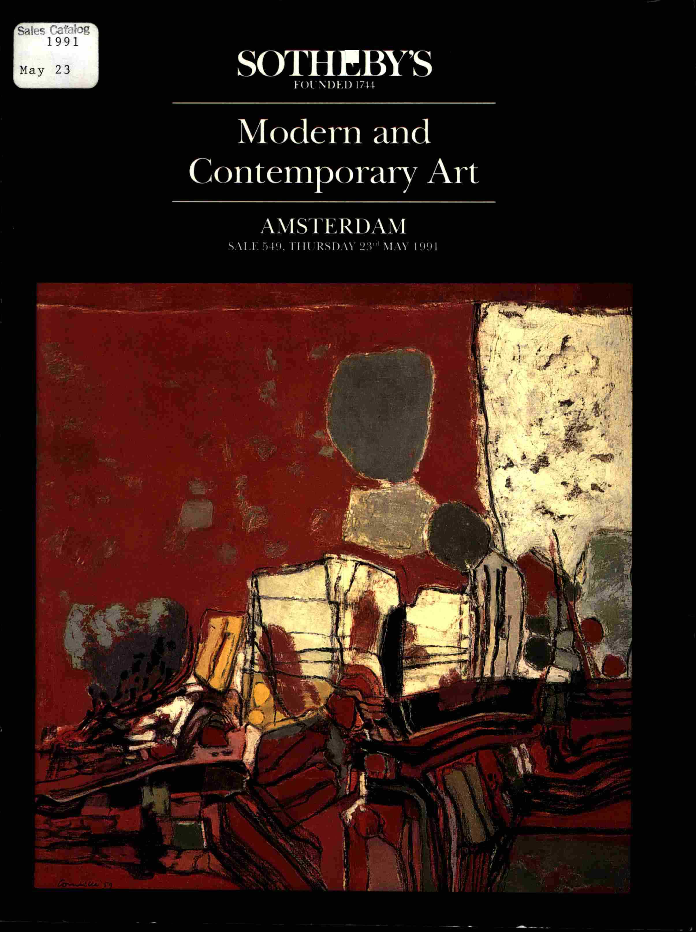 Sothebys May 1991 Modern & Contemporary Art (Digital Only)