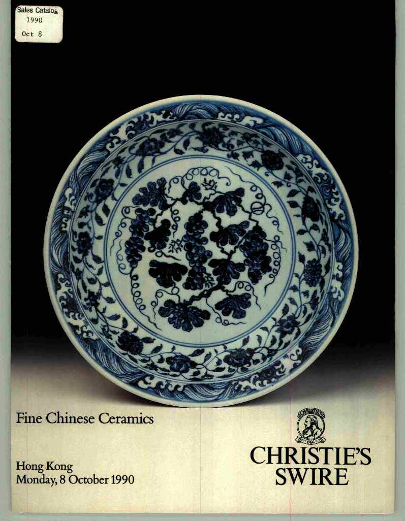 Christies October 1990 Fine Chinese Ceramics (Digital Only)